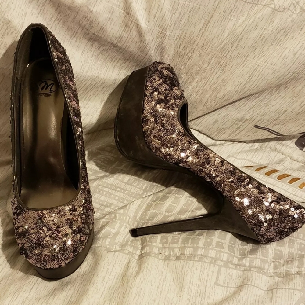 Sm new you 3" sequin heels